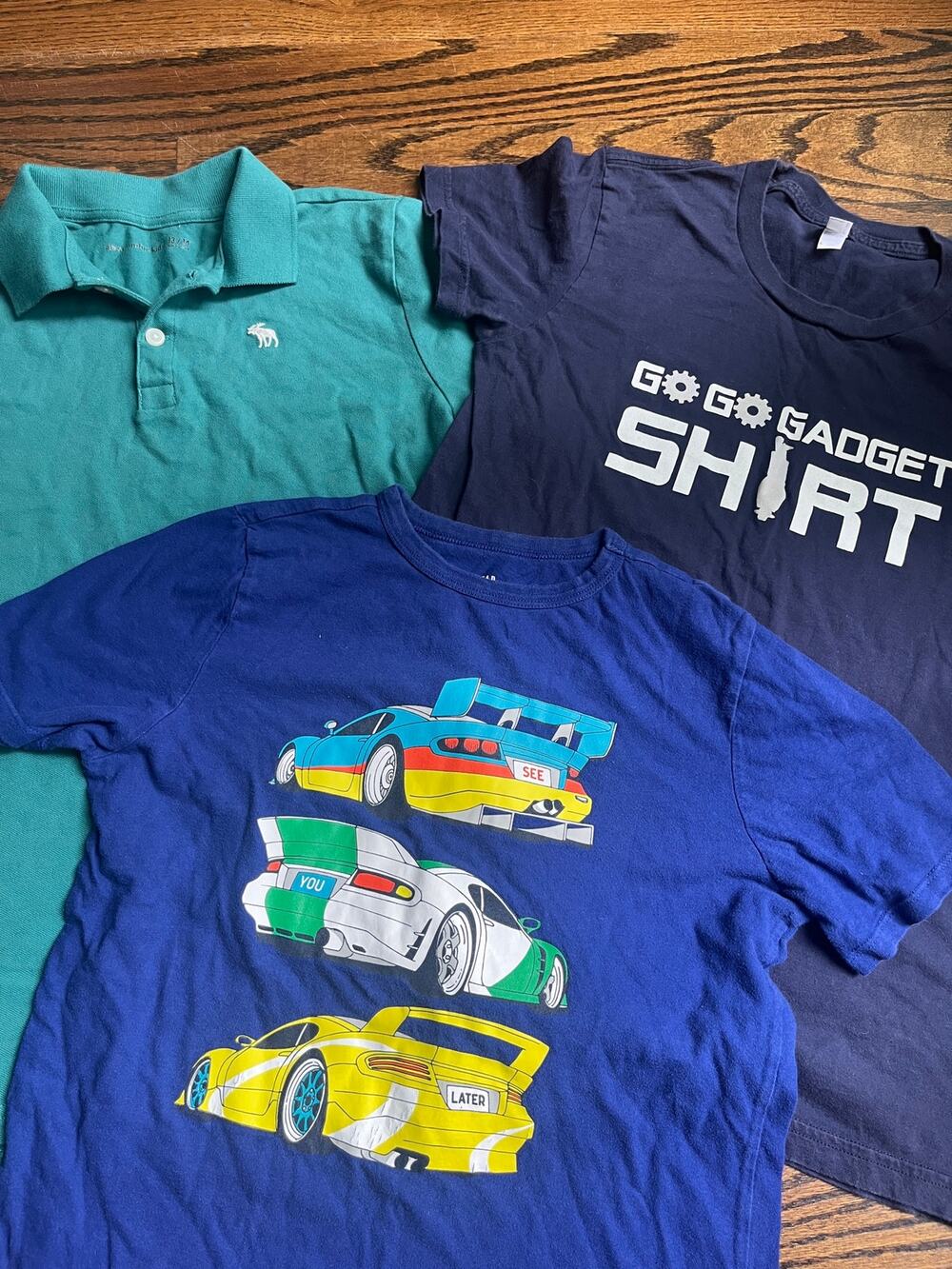 Abercrombie American apparel Gap boys Tshirts Sz. L bundle of 3 cotton